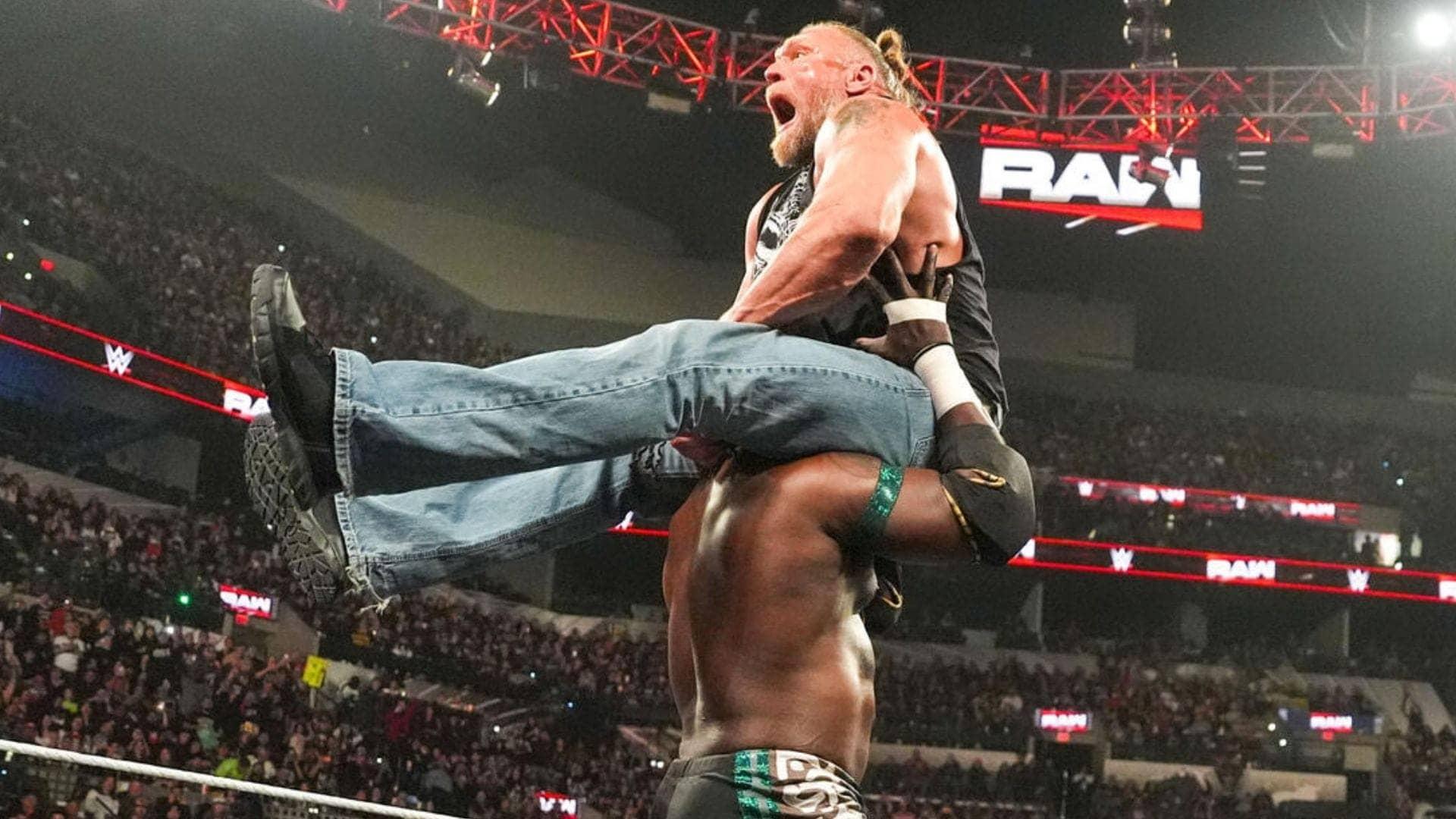 Oba Femi ne Brock Lesnar ko diya dhamaka, WrestleMania ki tayyari!