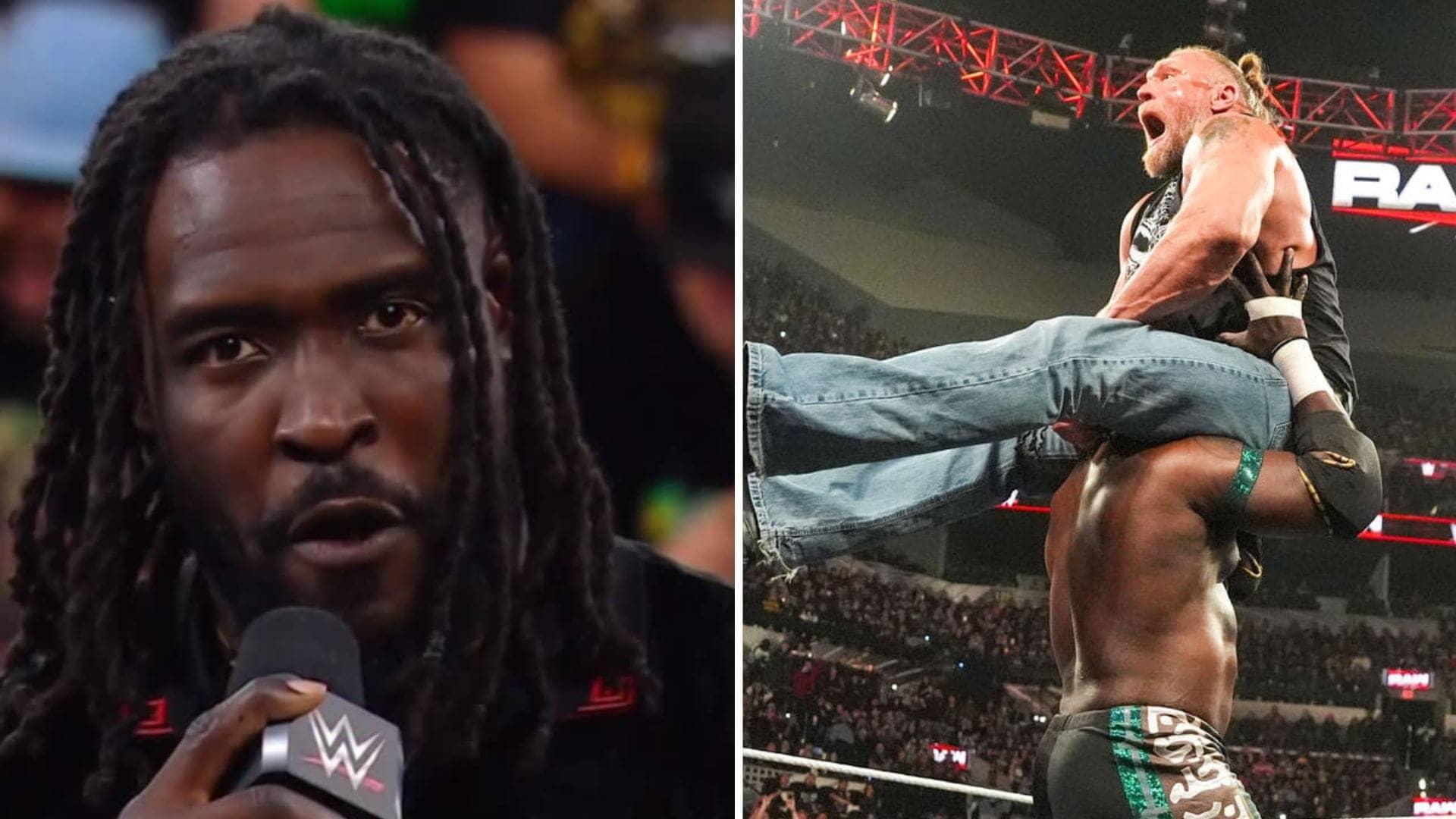 Oba Femi Obliterates Brock Lesnar, Gearing Up for WrestleMania