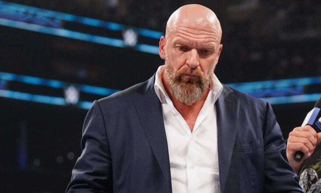 Triple H announces the end of Booker T's wrestling days, folks!