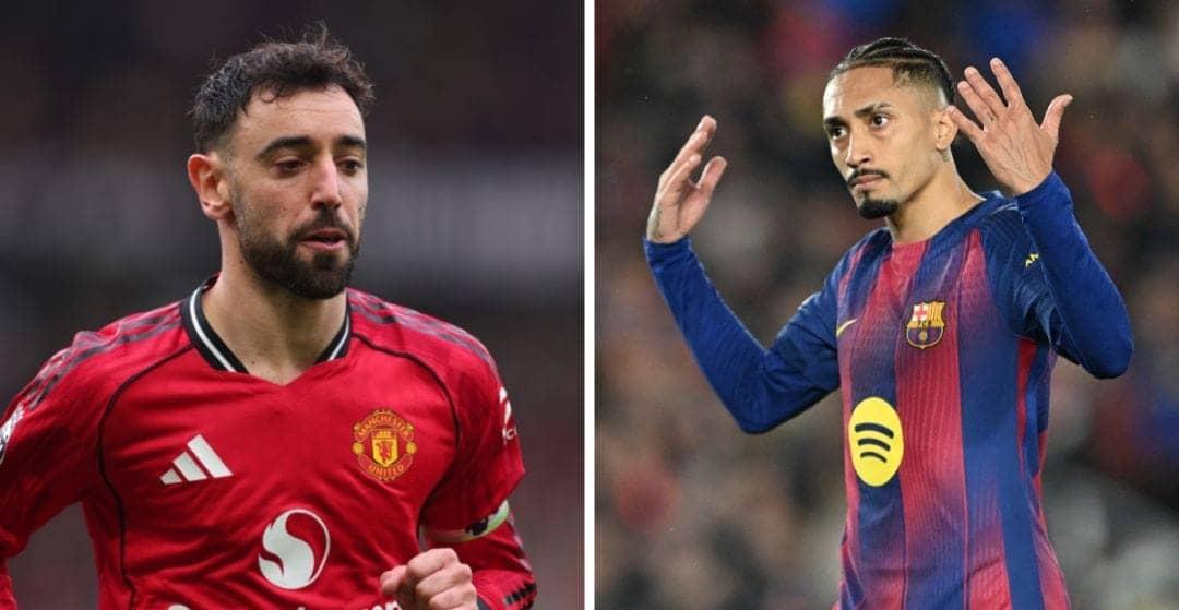 Bruno Fernandes praises Raphinha's legendary 7-2 victory