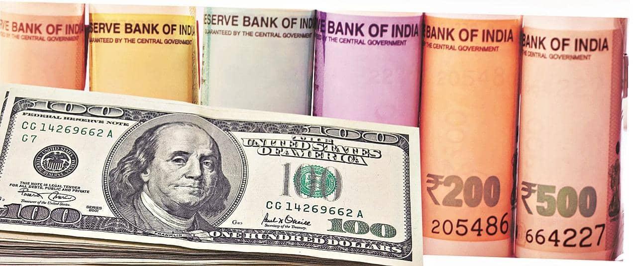Rupee flexes muscles but slips back by end of day