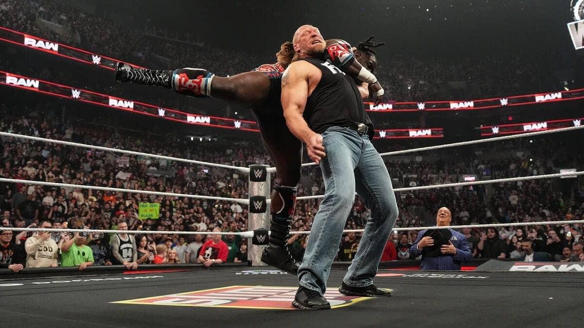Oba Femi dominates Brock Lesnar on WWE RAW again