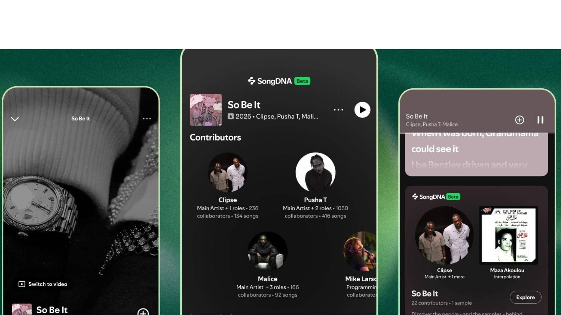Spotify's SongDNA: Discover the Legends Behind Your Tracks