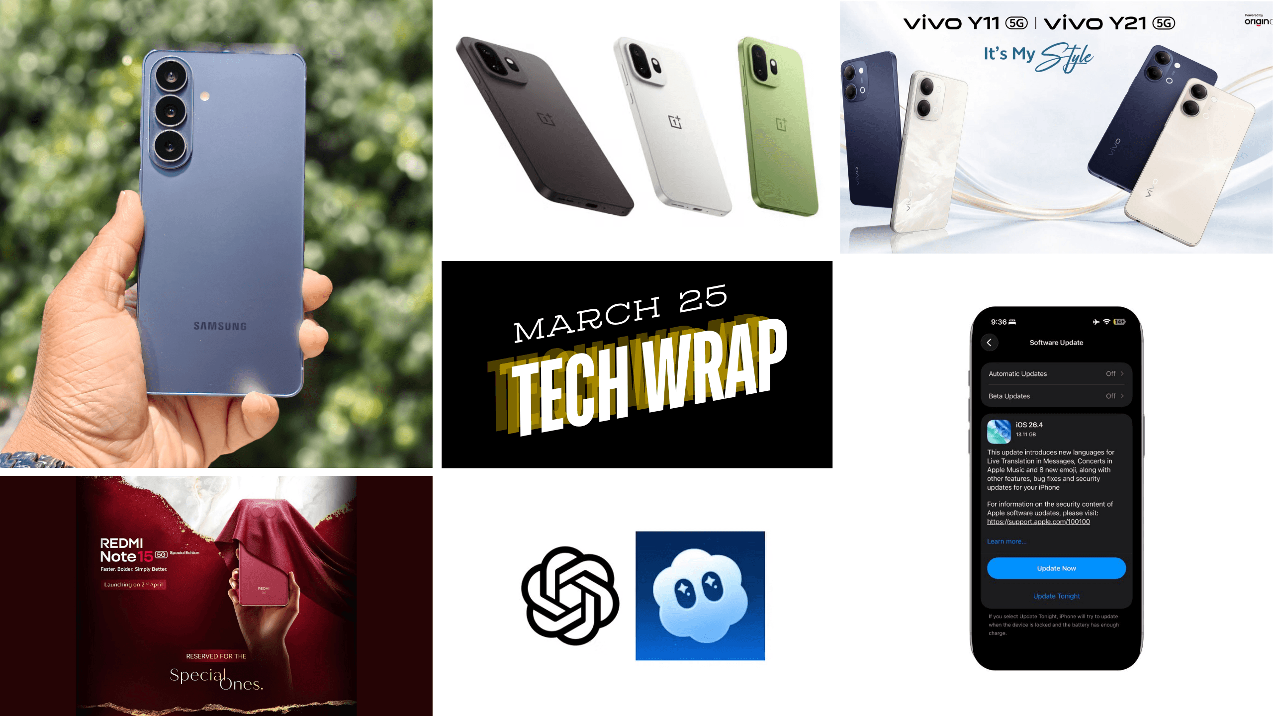 Vivo Y21 and Y11 5G Launch, iOS 26.4 Hits iPhones!