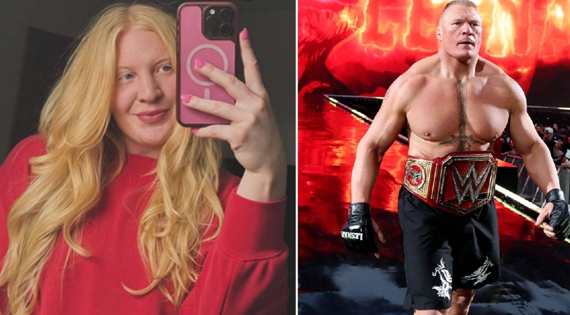 Brock Lesnar's daughter Mya supports his incredible legacy