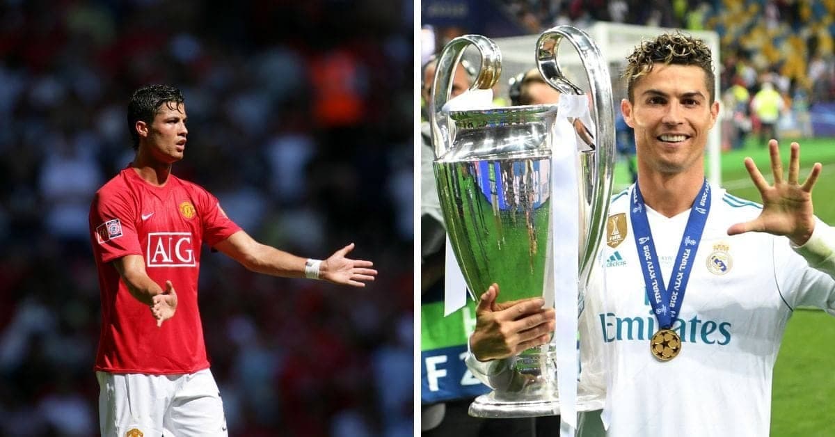 Pique reveals why Ronaldo became a striker at Manchester United