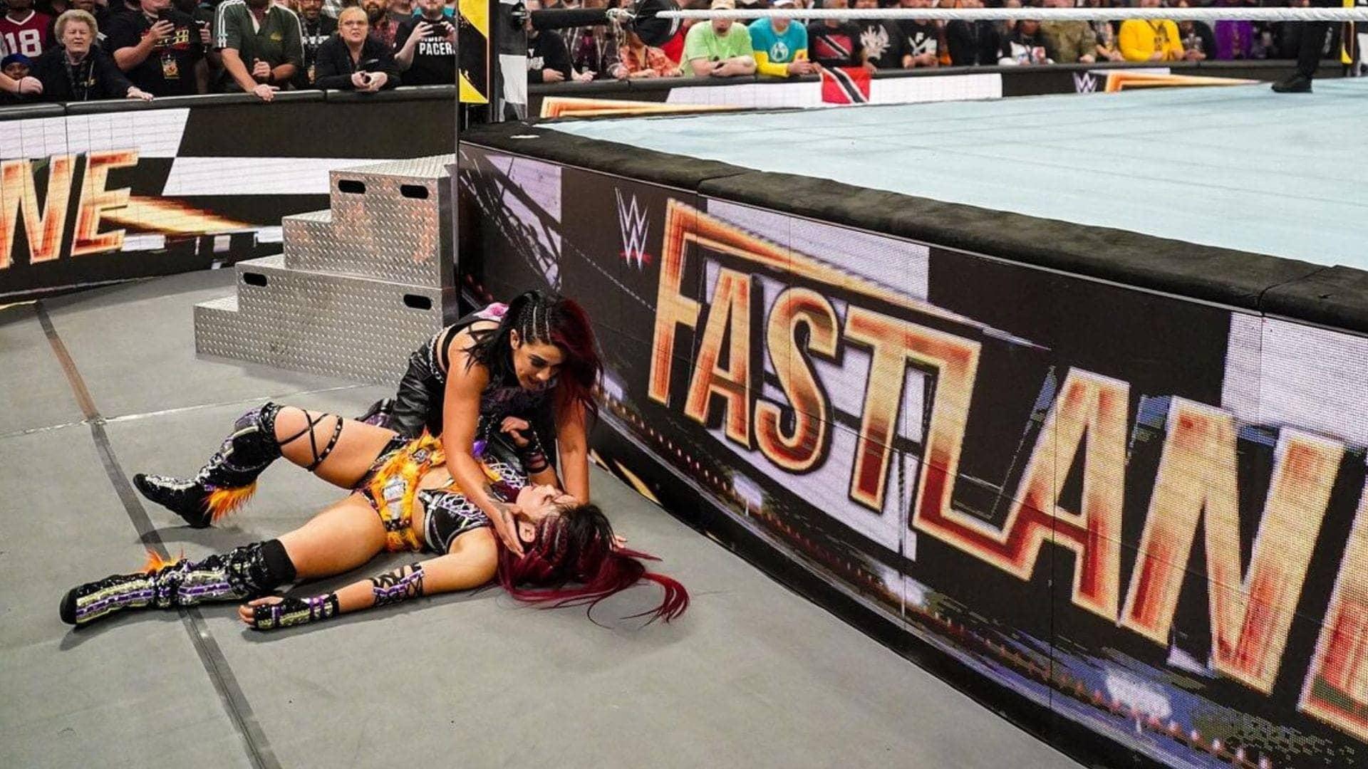 IYO SKY seemingly hurt after massive botch