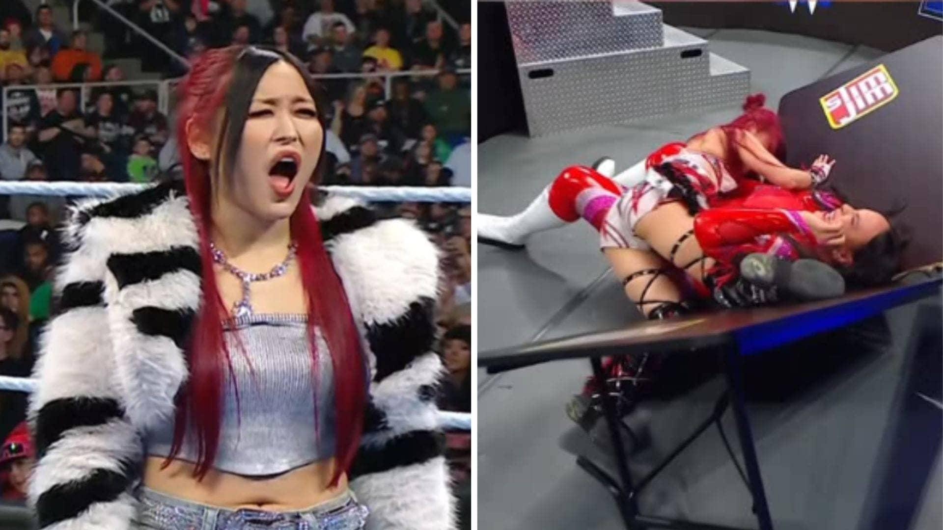 [Watch] IYO SKY horrifyingly lands straight on her head in botched move on WWE RAW