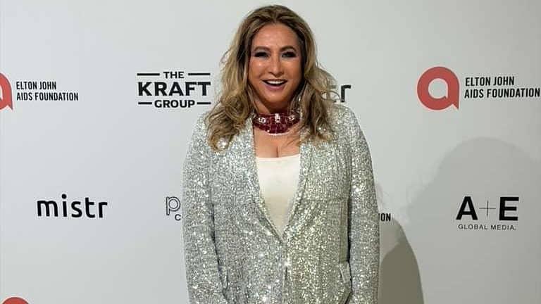 Meera Gandhi Dazzles at Elton John's Oscars Party for Charity