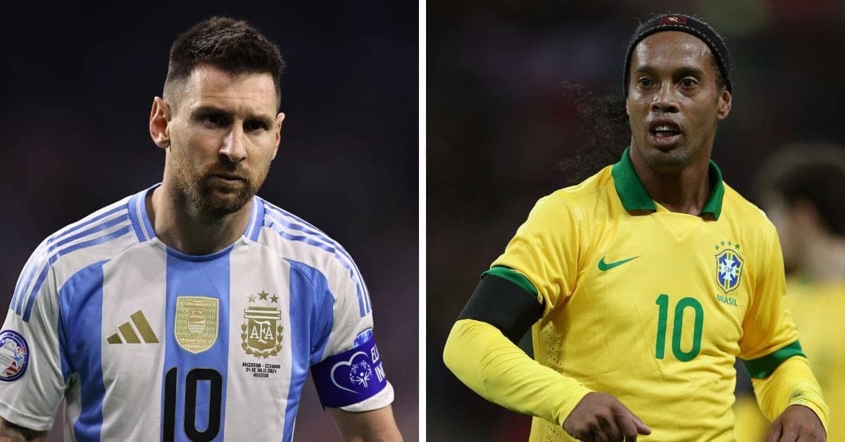 Ronaldinho backs Messi to shine at 2026 World Cup