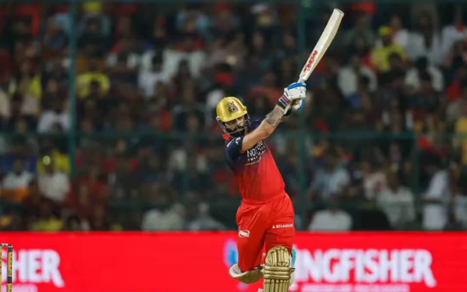 Virat Kohli stuns Bengaluru with no-look six in IPL 2026