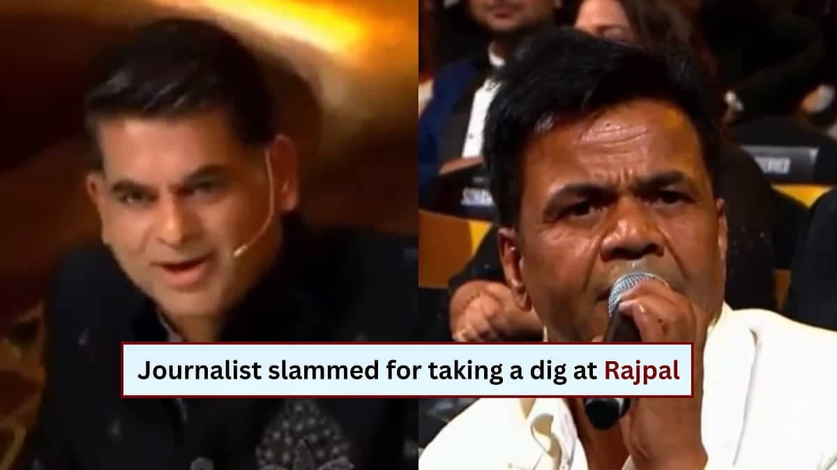 'Utne Hi Paise Lautane Padenge...': Netizens Slam Journalist Saurabh Dwivedi For Debt Joke On Rajpal Yadav At Mumbai Award Show - VIDEO