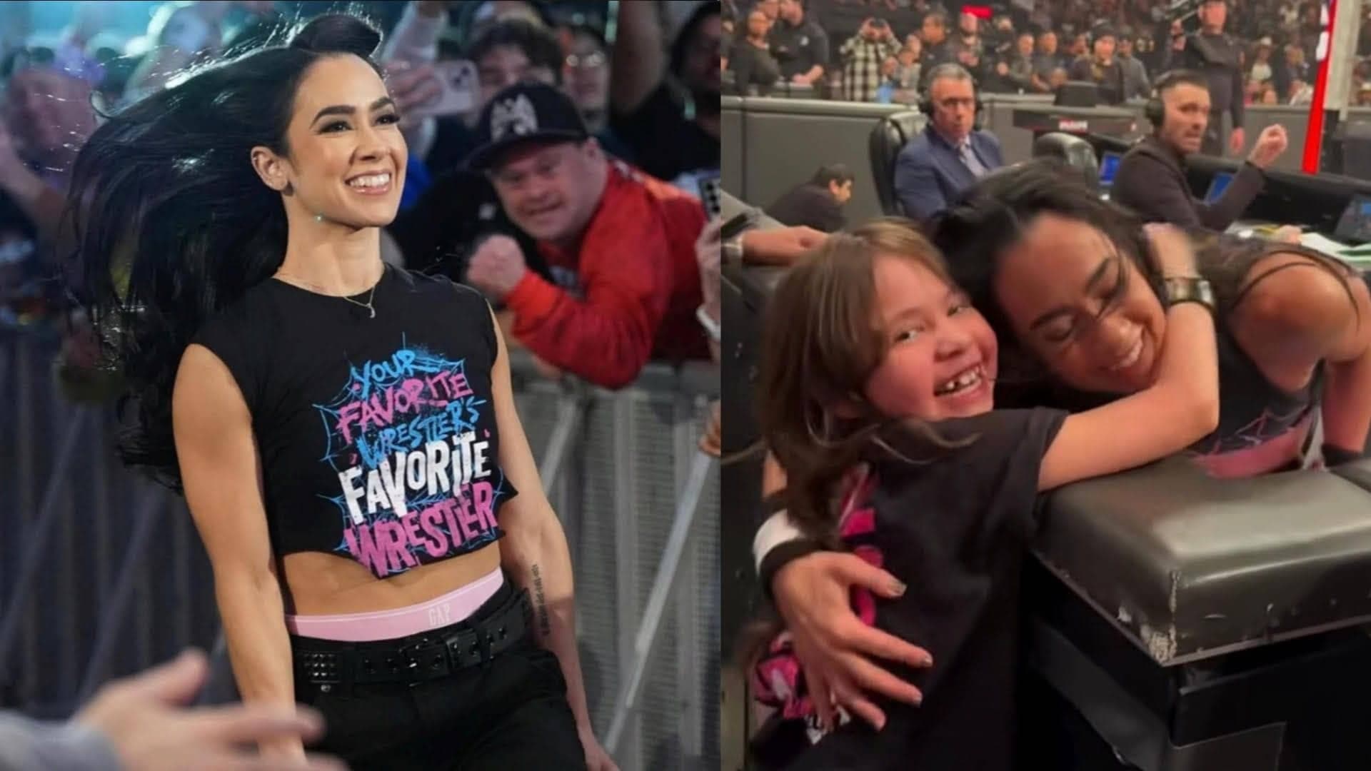 AJ Lee's #1 Fan Gets a Promise After RAW Moment