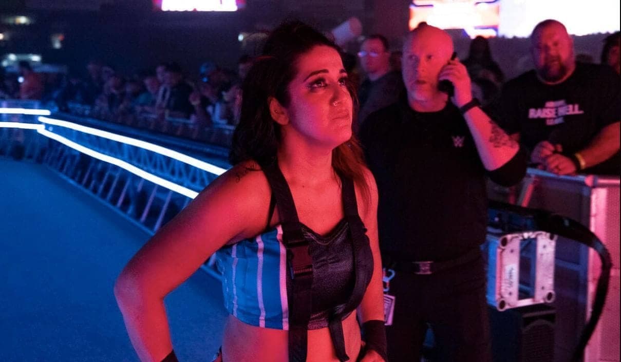 Bayley Slips, Blames Michael Cole on RAW Like a Champ