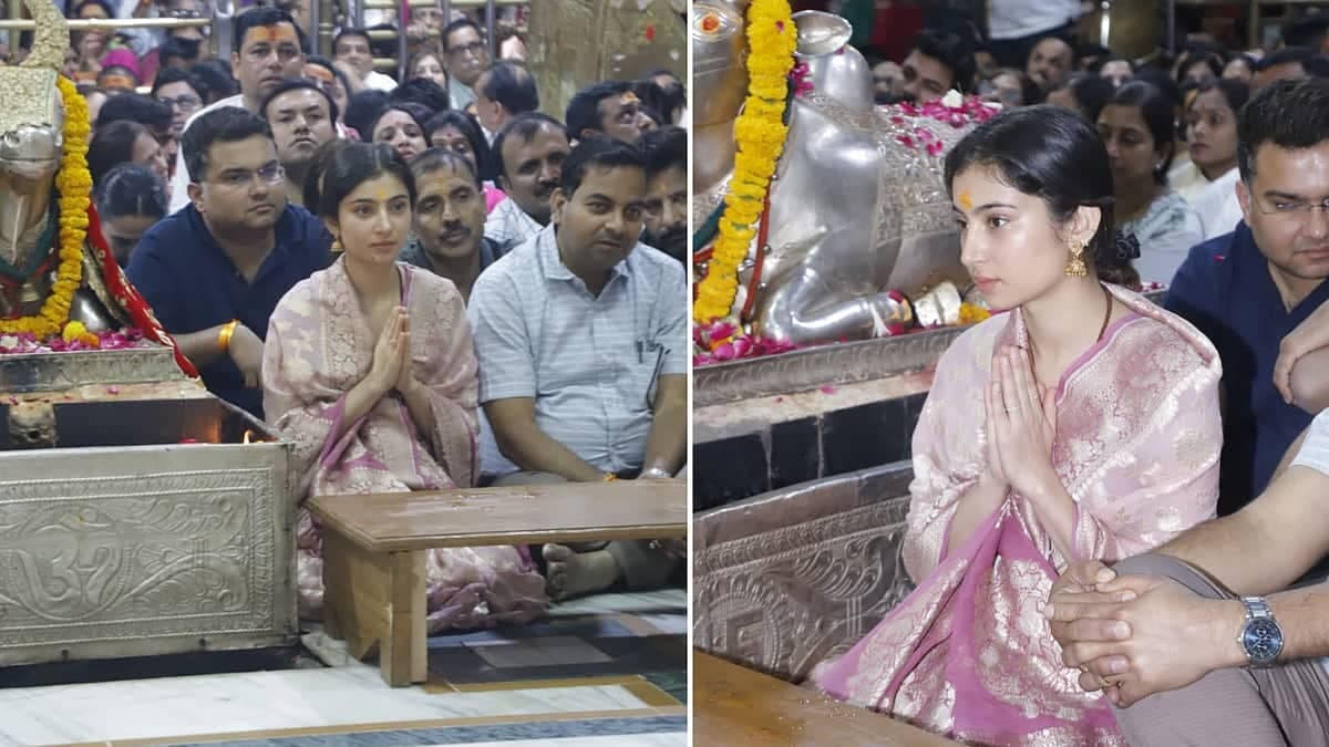 Sara Arjun's Mahakaleshwar Temple Showdown: A Divine Experience