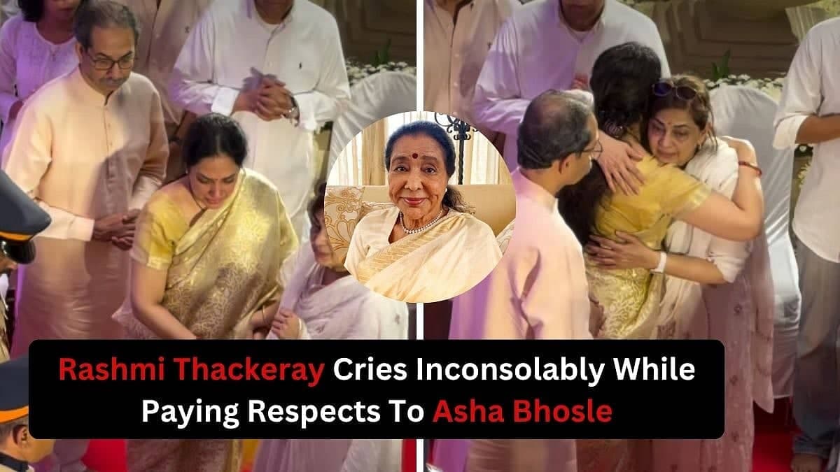 Uddhav Thackeray's Family Honors Asha Bhosle in Mumbai