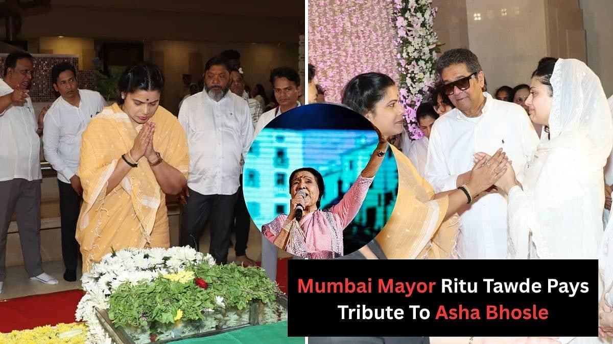 Mumbai Mayor Ritu Tawde Honors Asha Bhosle, Music's Immortal Star
