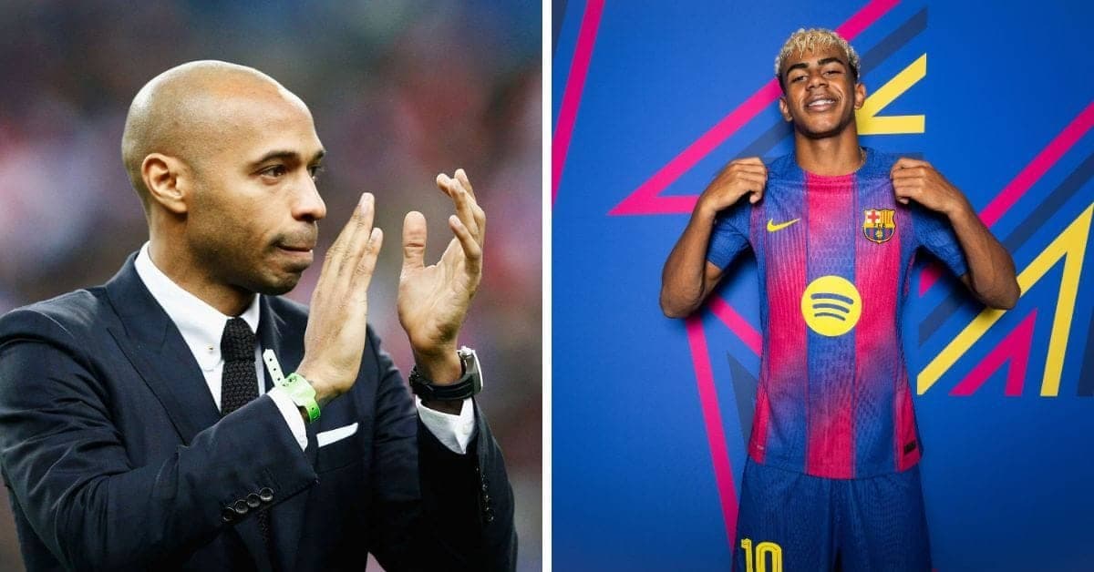 Thierry Henry Raves About Lamine Yamal's Skills and Confidence