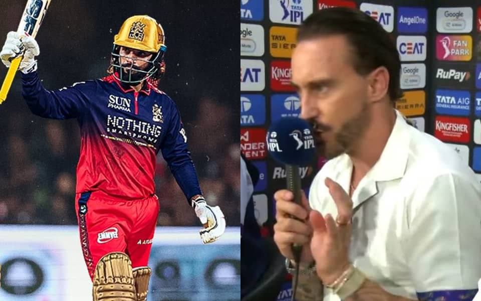 Faf du Plessis calls Rajat Patidar RCB's secret weapon