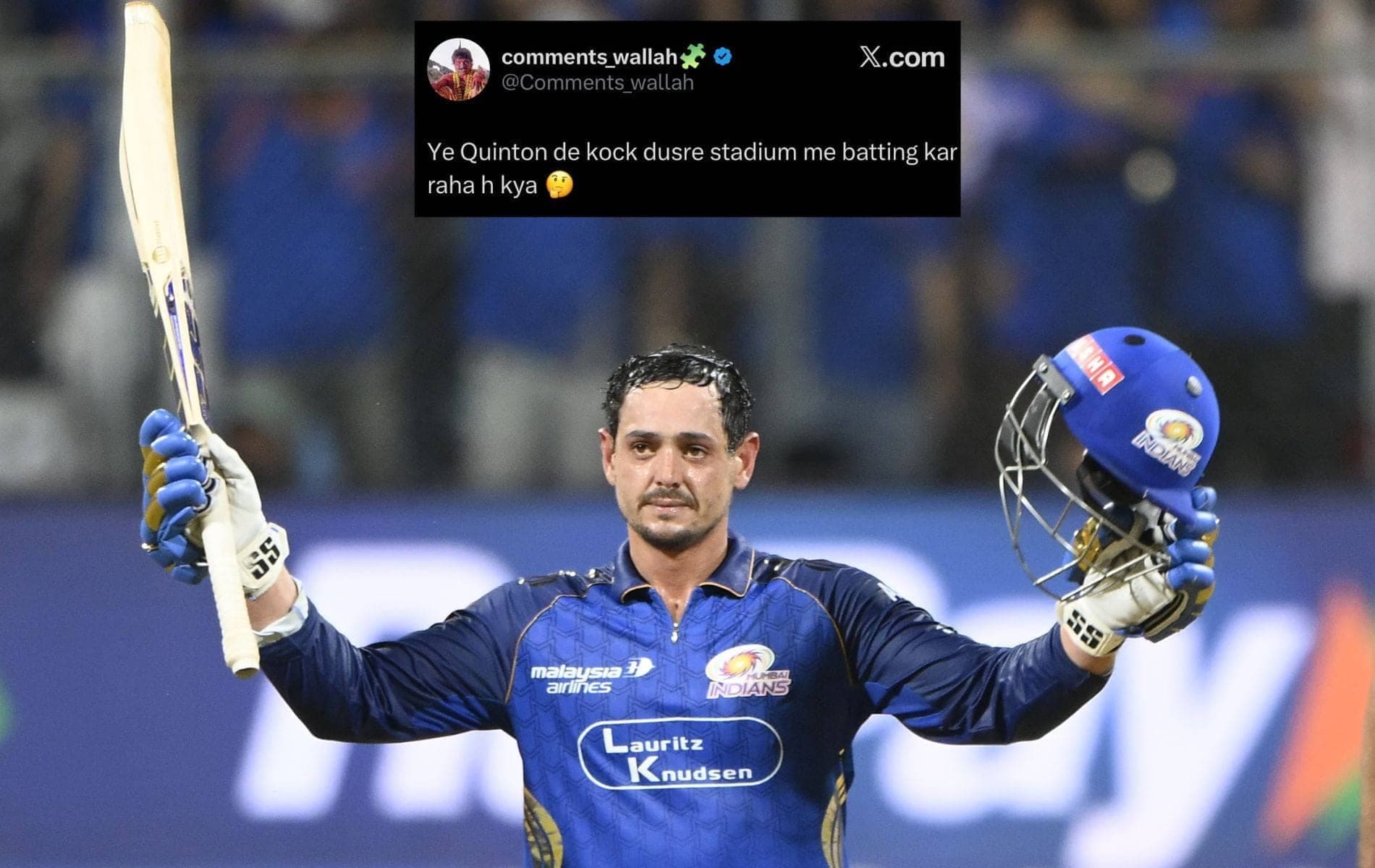 Quinton de Kock electrifies with 112* in MI vs PBKS clash