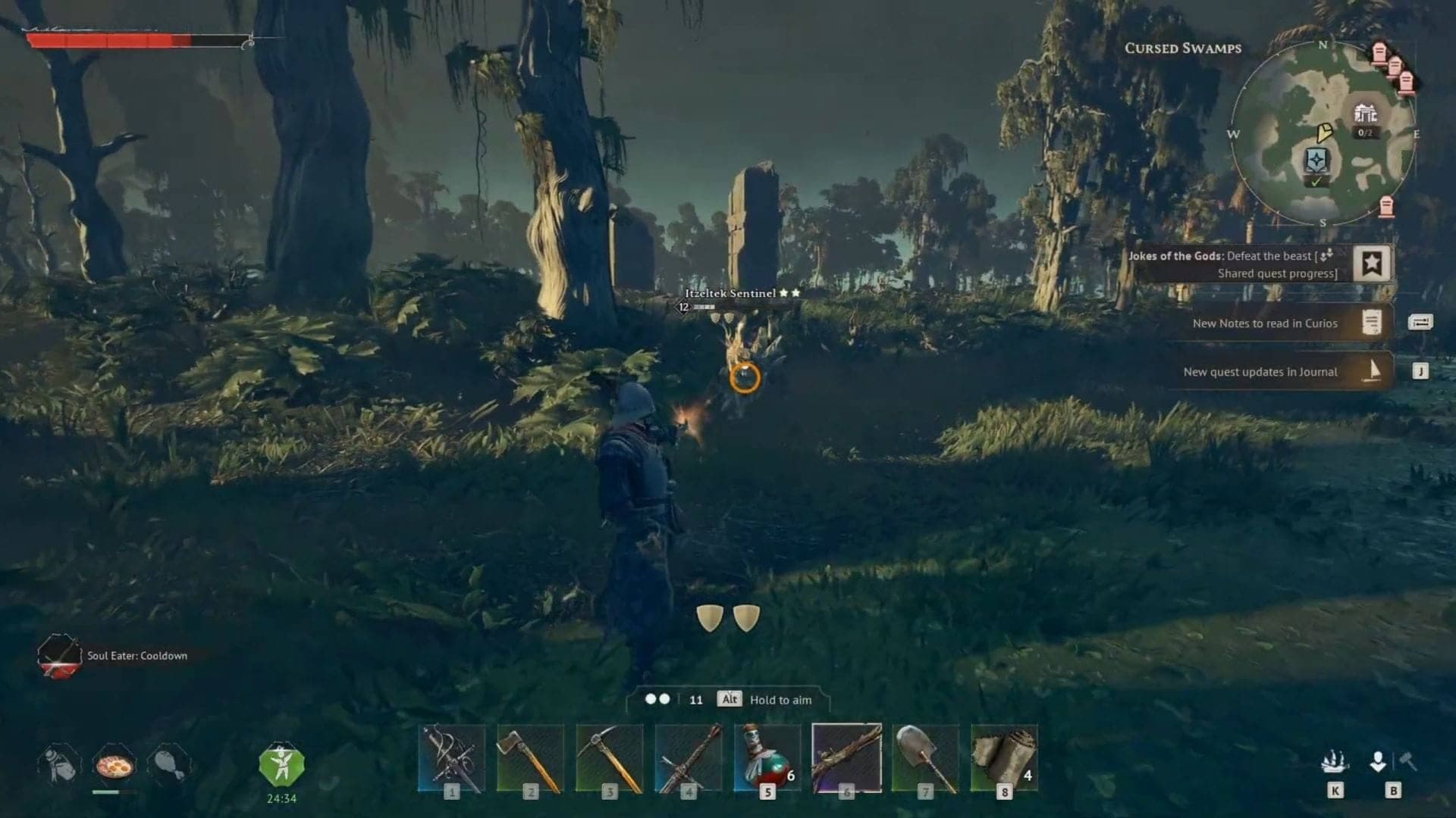 How to Take Down the Itzeltek Sentinel in Windrose, G