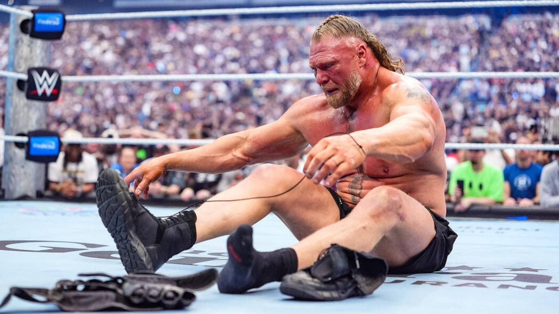 Brock Lesnar ne WrestleMania 42 par retirement kiya, sab hairaan!