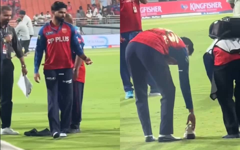 Shoe-less Shreyas Iyer’s Epic Borrowing Act After Victory