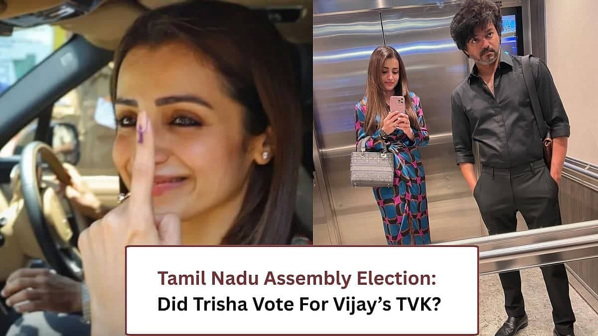 Trisha Krishnan's Voting Adventure Sparks Vijay Speculation