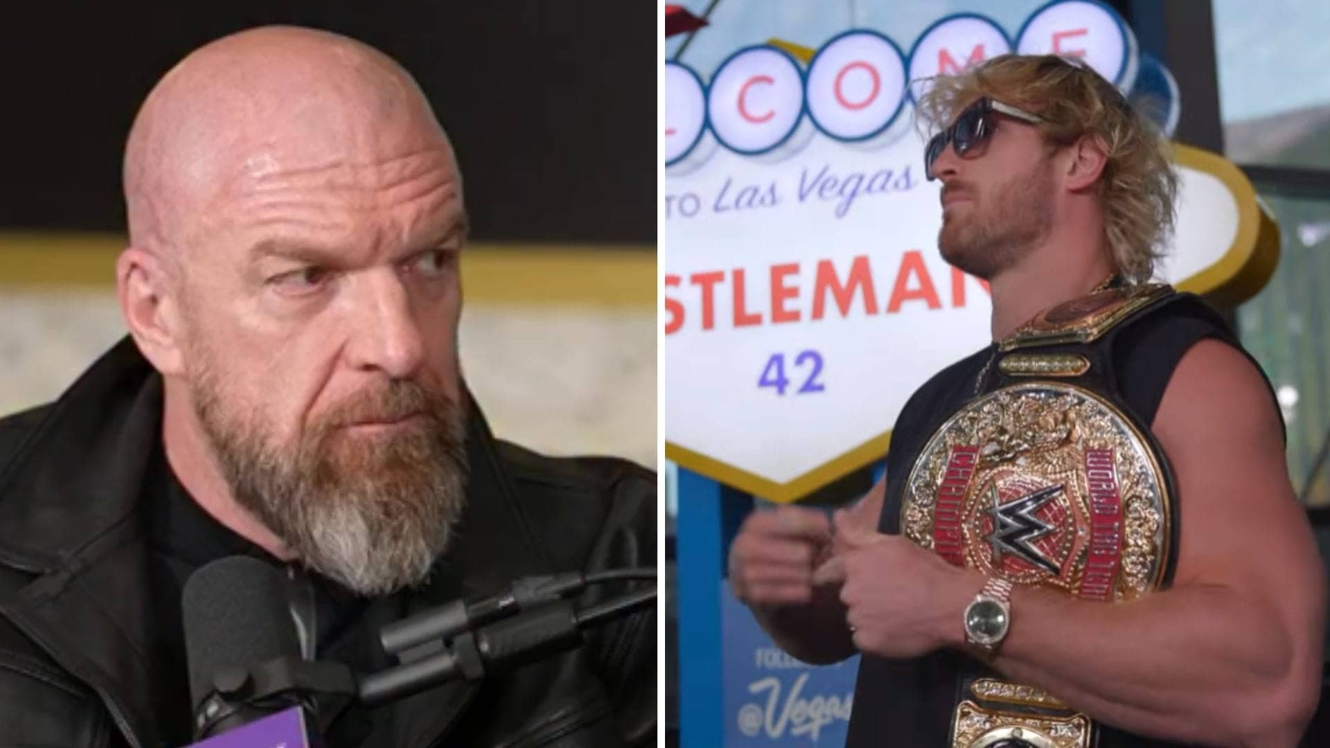 Logan Paul Rushes Triple H: WrestleMania Fun Unleashed