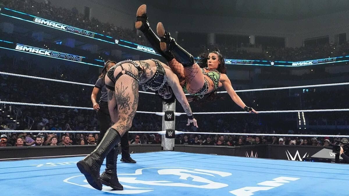 Rhea Ripley's Wardrobe Malfunction Steals SmackDown Spotlight