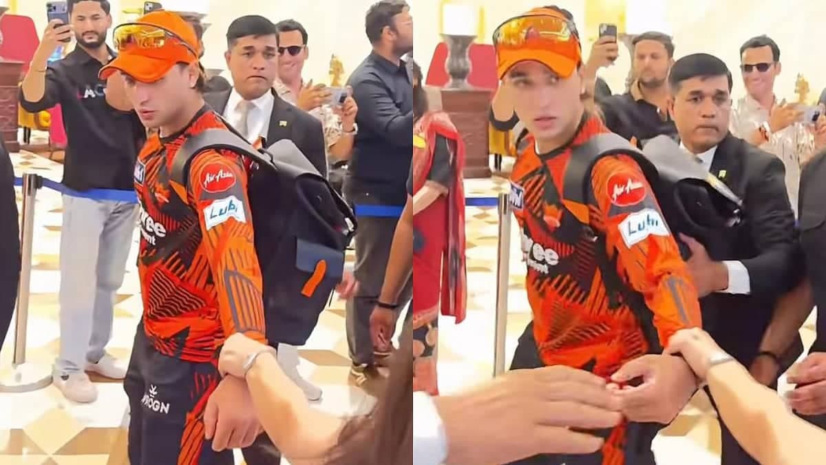 Fan Grabs Abhishek Sharma's Hand, Internet Goes Wild Over It
