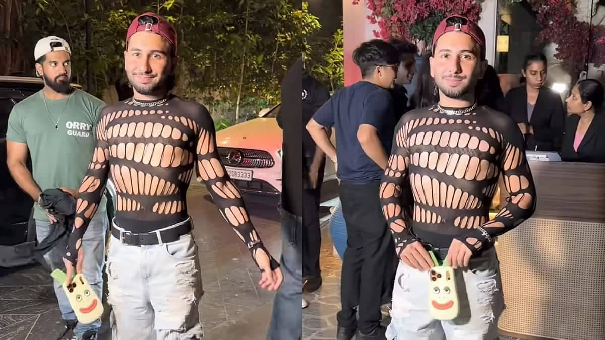 Orry's Daring Outfit Ignites Whimsical Fashion Debate in Mumbai