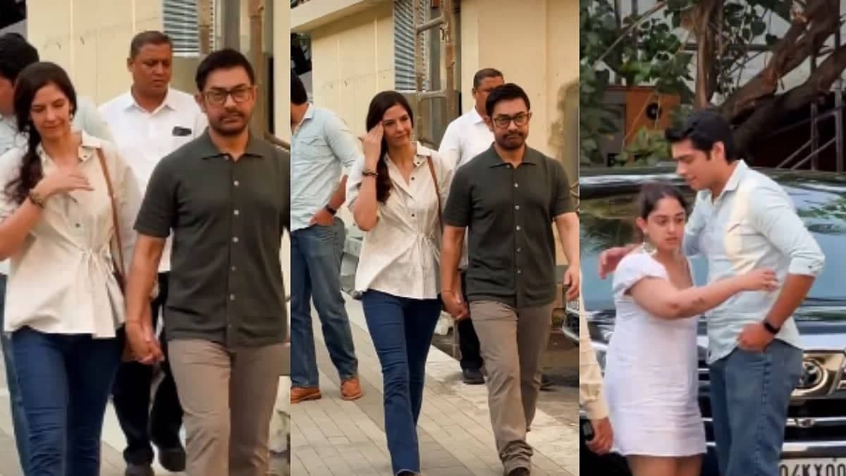 Aamir Khan Shines Bright at Son's Film Screening with Family