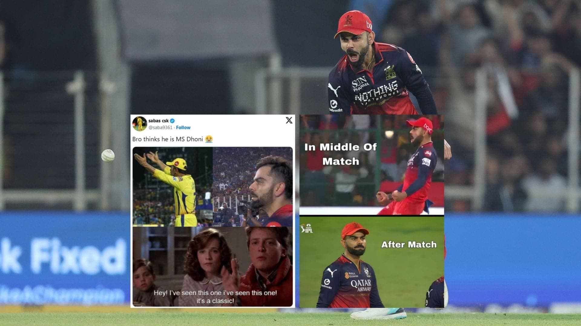 "Kaafi saal baad Vintage RCB dekhne ko mili" - Top 10 funny memes after GT's win vs RCB in IPL 2026 match in Ahmedabad