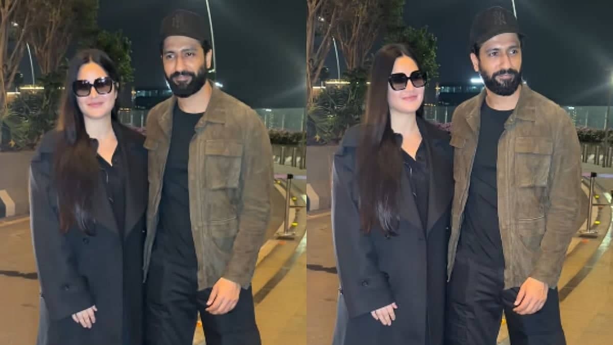 Katrina-Vicky's Stylish New Parent Debut at Mumbai Airport