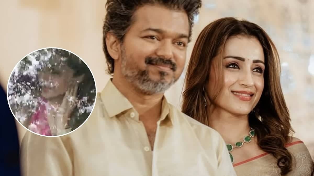 Trisha Krishnan Celebrates Birthday at Vijay's Home Amidst TVK Win