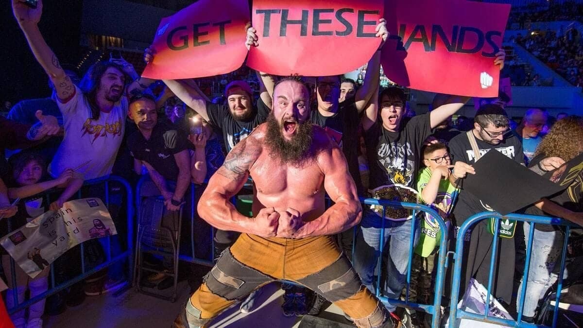 Braun Strowman Flexes in the Gym with Mystery Lady, Fo' Shizzle