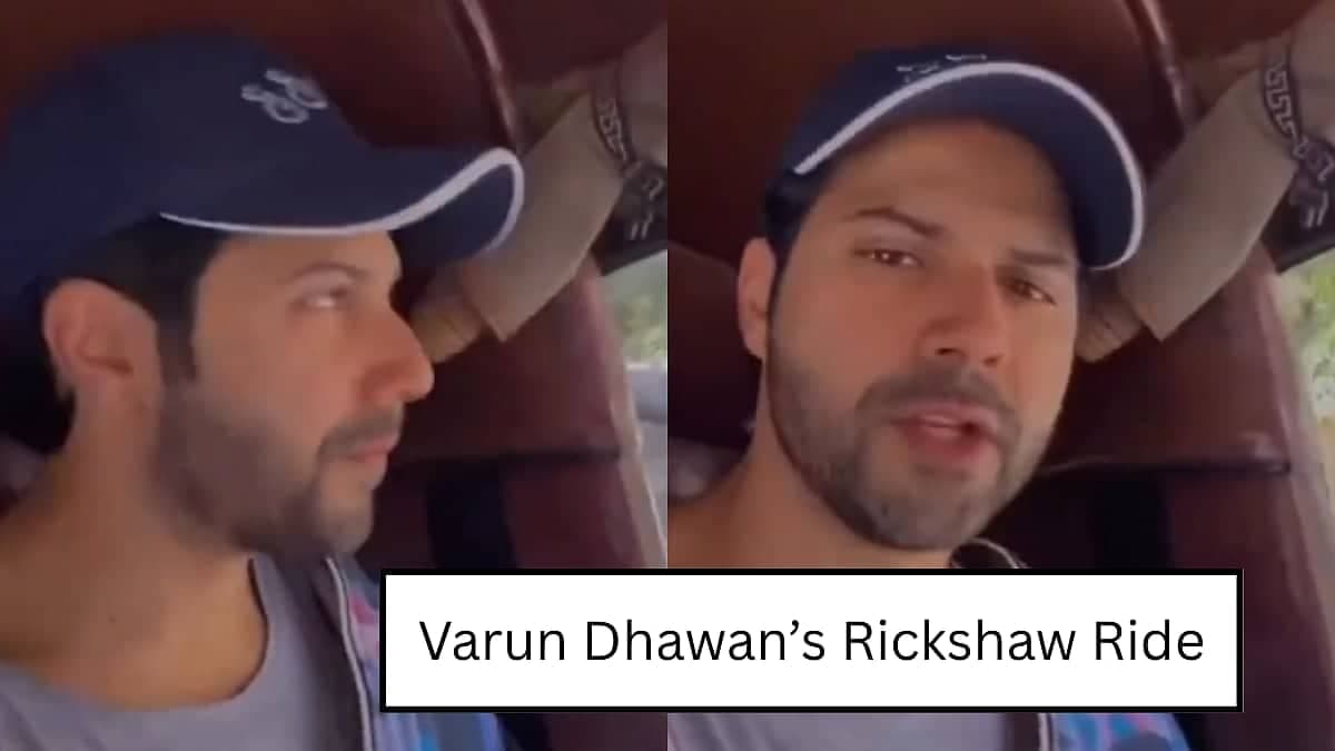 Varun Dhawan's Rickshaw Ride: Video Disappears Like Magic