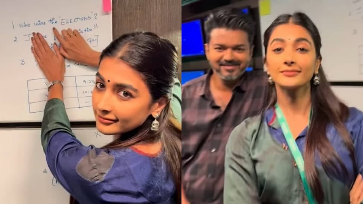 Pooja Hegde Predicts Vijay's Election Win in Fun Video