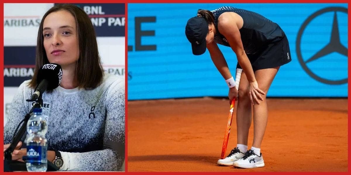 "It was sh**y, literally" - Iga Swiatek goes unfiltered & reveals details behind illness that forced retirement before Italian Open