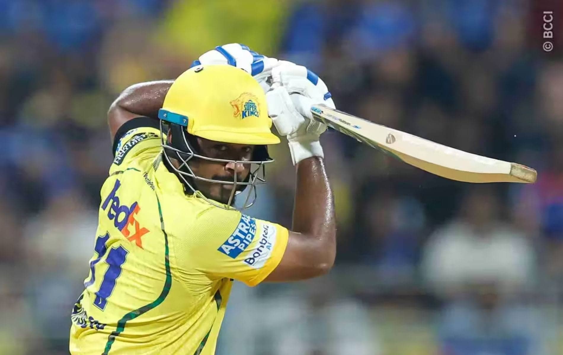 Sanju Samson Smashes Six Like a Boss in DC vs CSK Clash