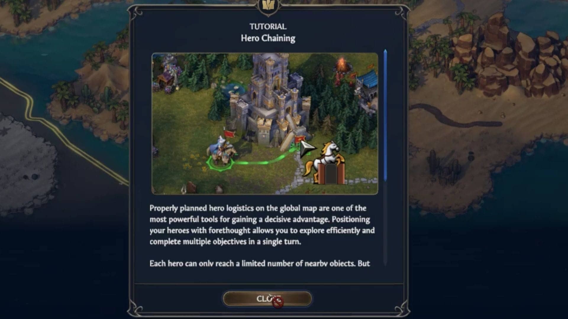 Conquer the Hero Chaining Challenge in HOMM Like a Star