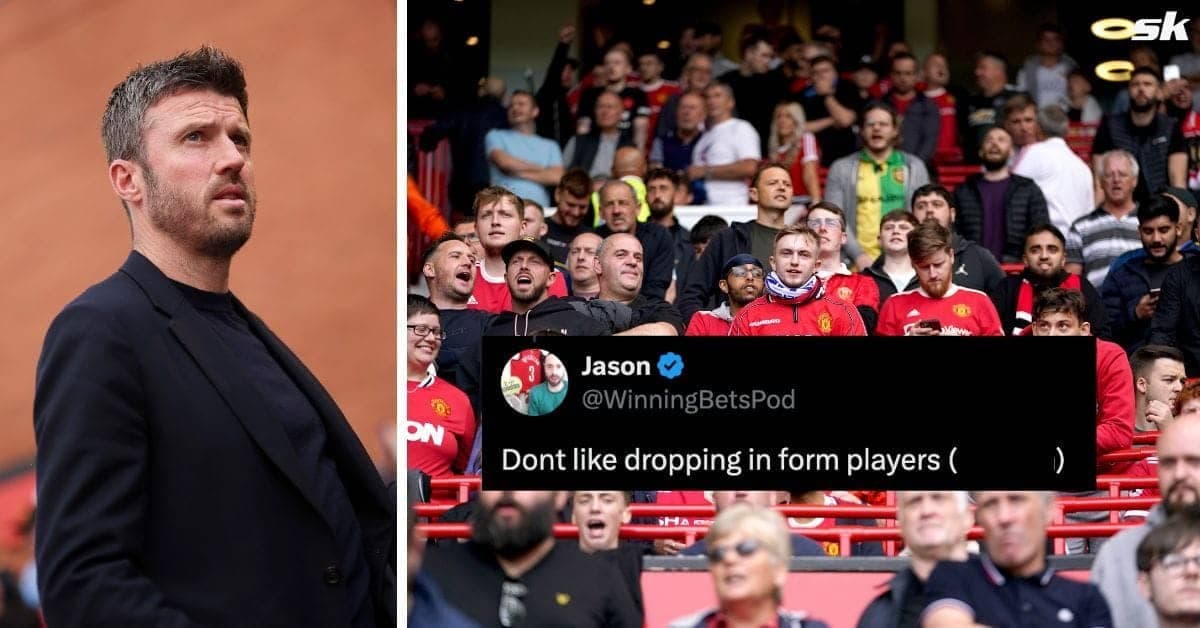 “Don’t like dropping in form players”, “Unfair” - Fans slam Carrick for not including Manchester United star in line-up to face Sunderland