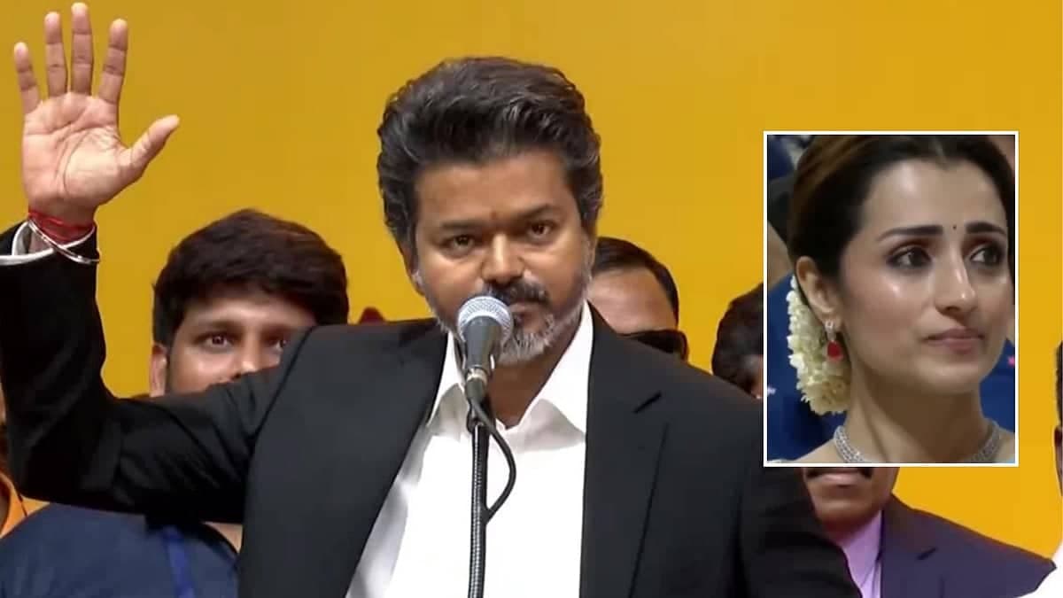 Trisha Krishnan Ka Emotional Drama During Vijay's Big Day