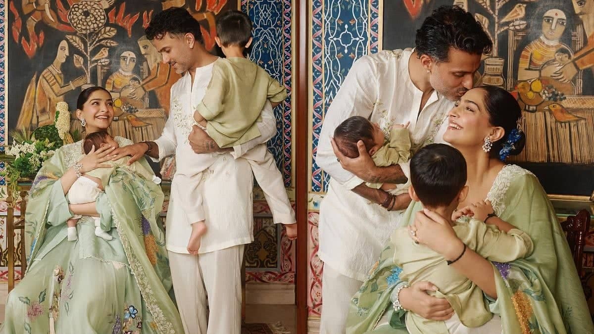 Sonam Kapoor and Anand Ahuja Introduce Baby Rudralokh in Style
