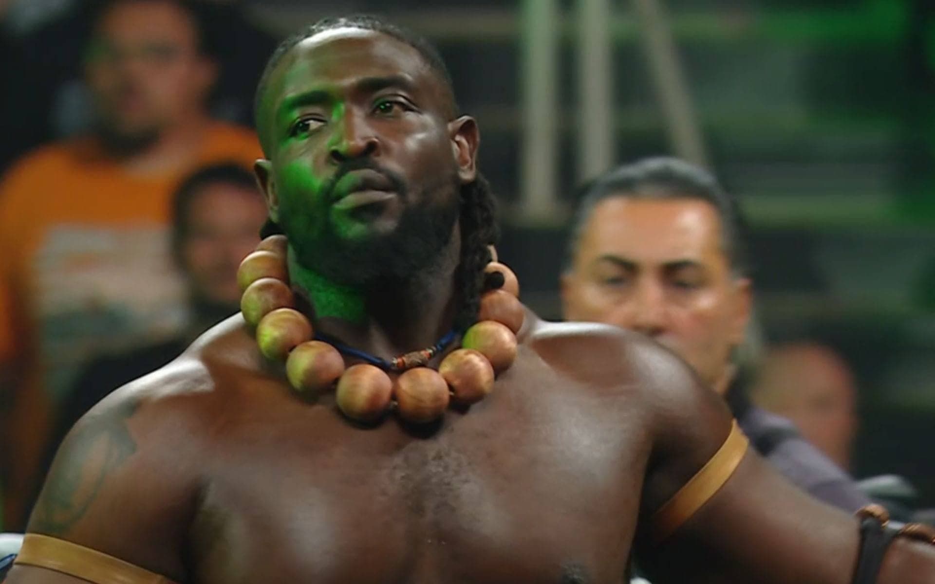 Oba Femi destroys former Tag Team Champions in a handicap match on RAW