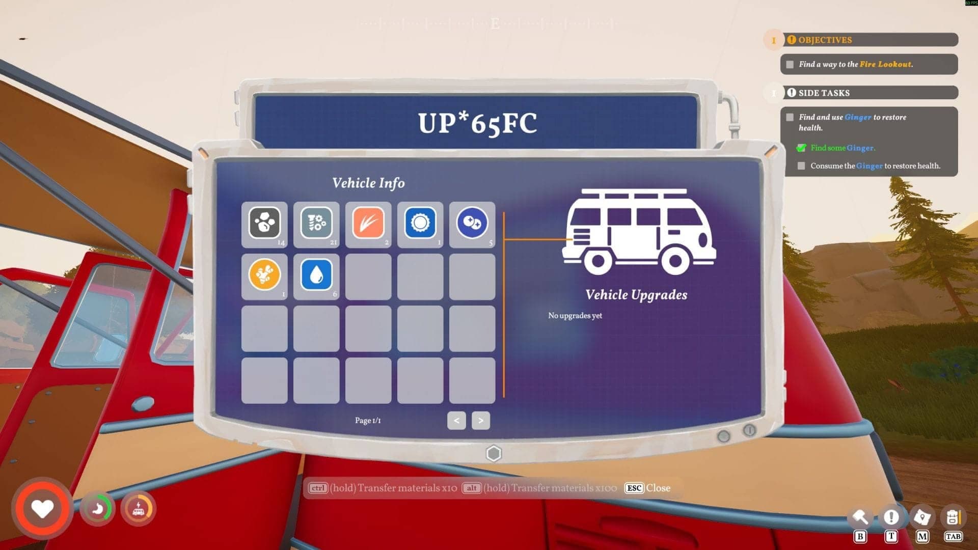 Explore Outbound: Gather Resources for Van Upgrades