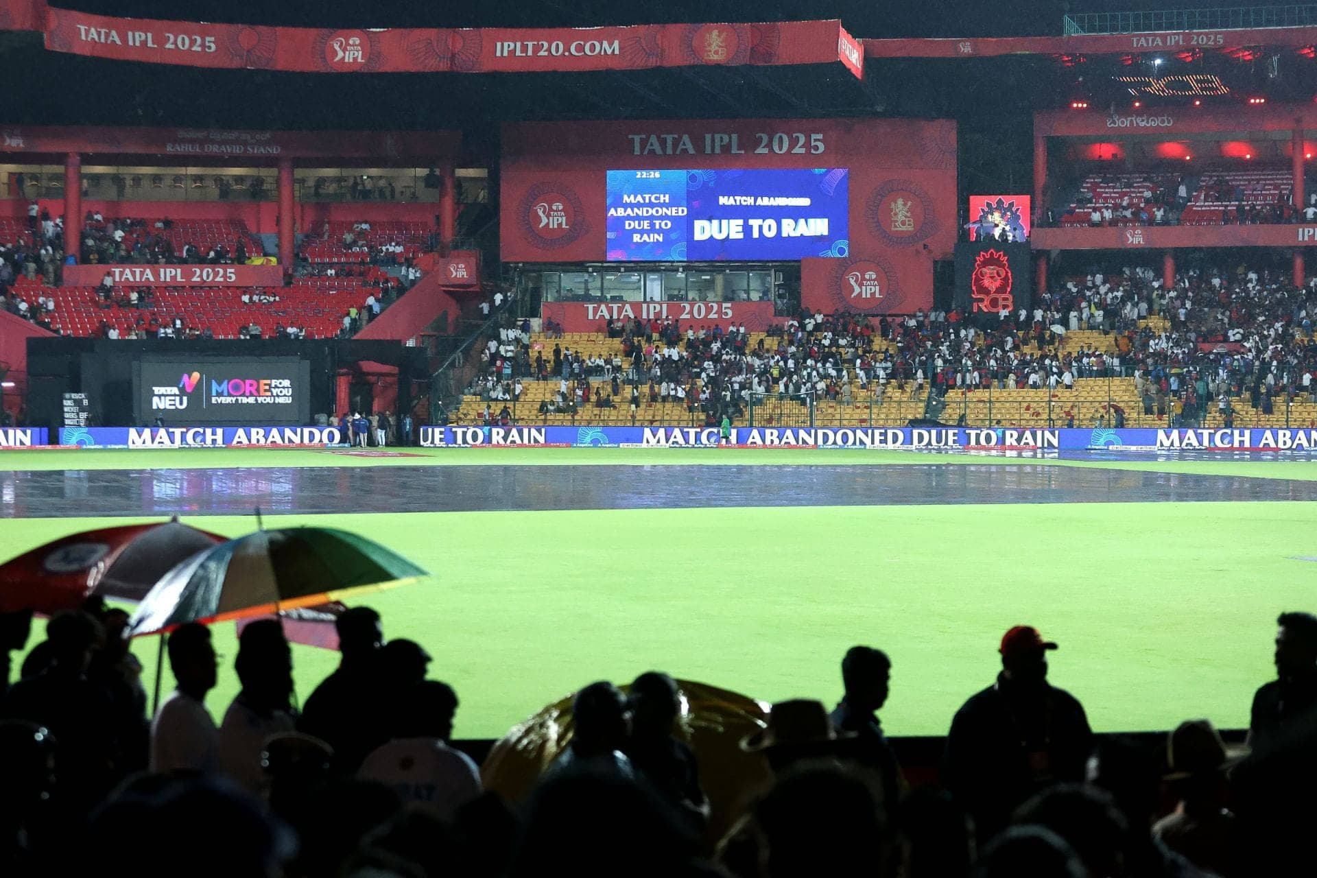 Rain Delays Start of RCB vs KKR IPL 2026 Match in Raipur