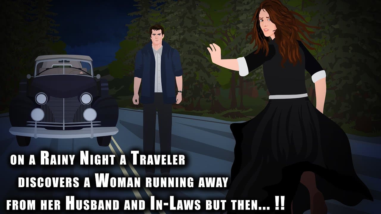 Traveler discovers a Woman running from her Husband & In-laws but then... Animated Stories