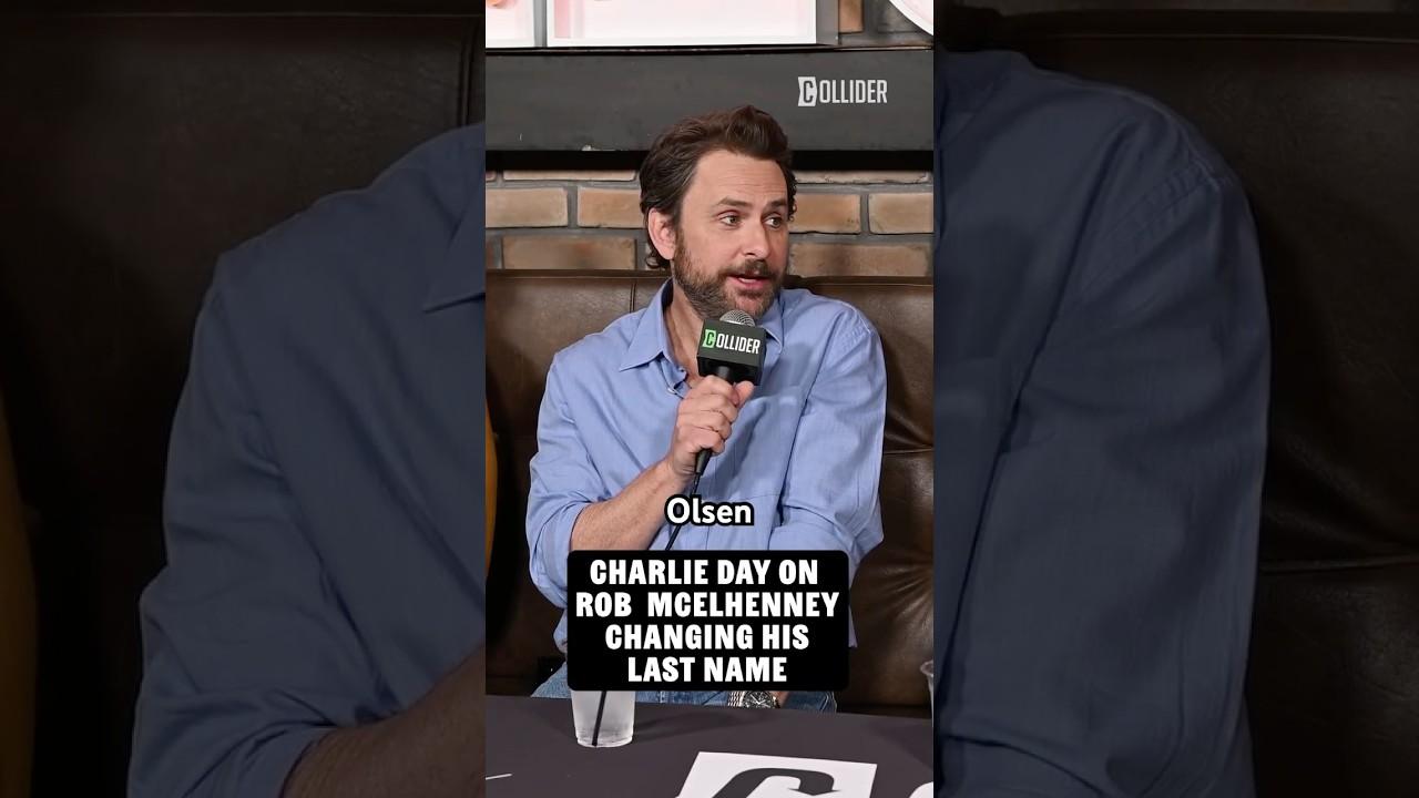 Charlie Day on Rob McElhenney Changing His Last Name #sxsw #charlieday #robmac